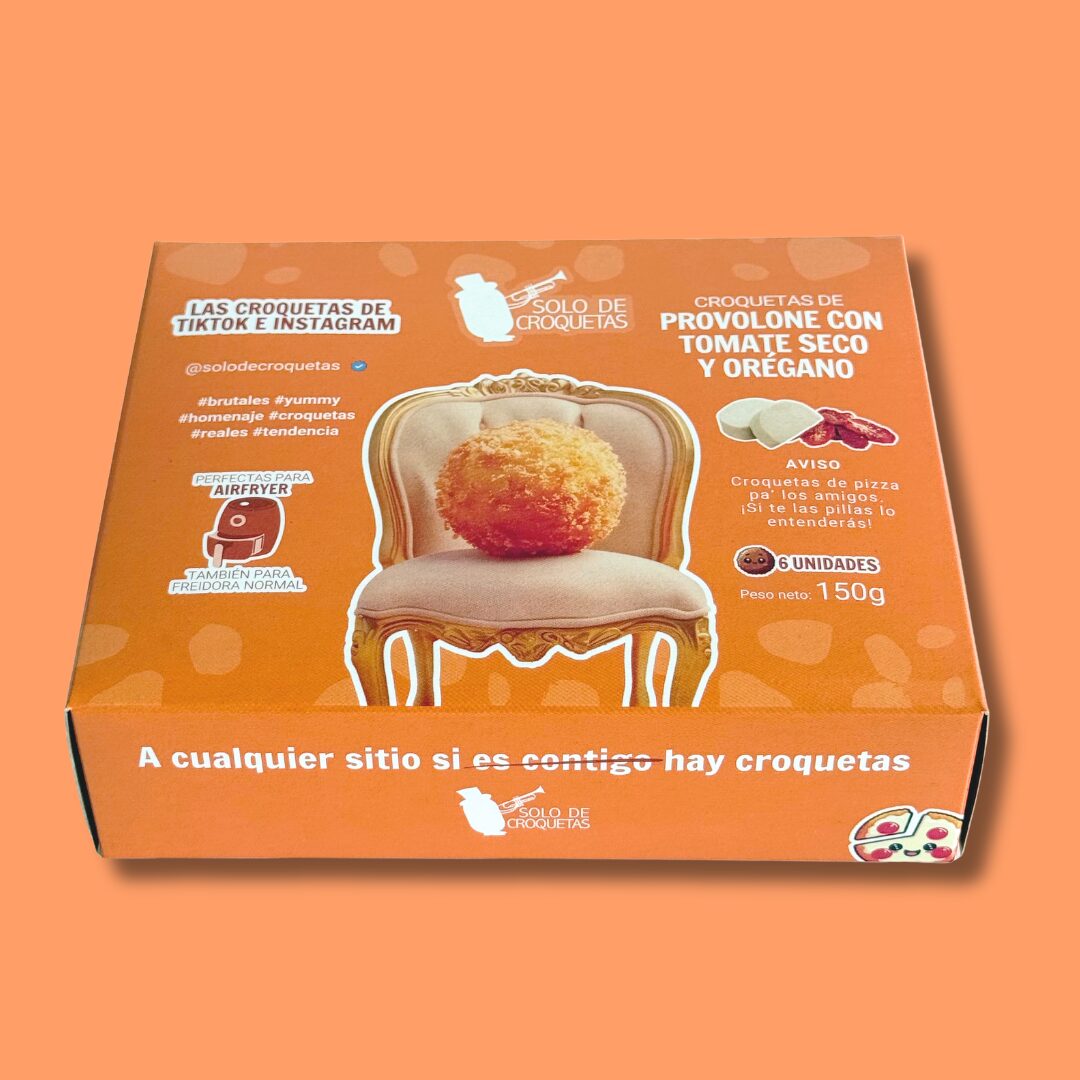 Croquetas de provolone con tomate seco (6 uds.)