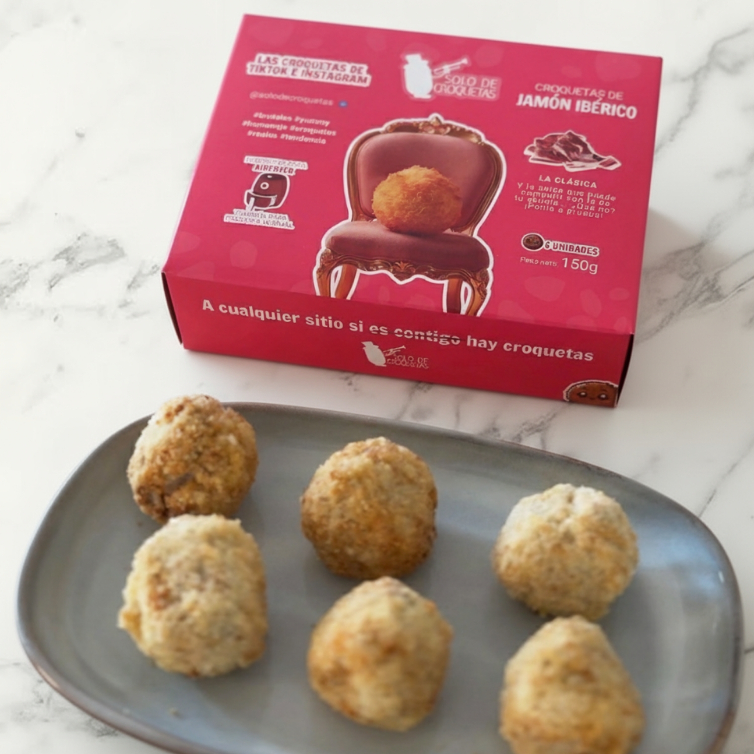 Croquetas de jamón ibérico (6 uds.) - Imagen 4